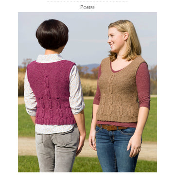 Classic Elite Yarns Porter Vest Knitting Pattern