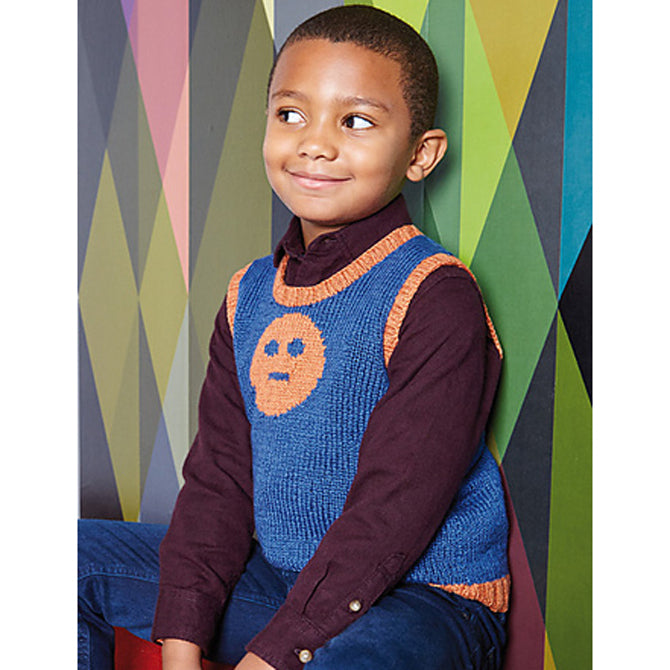 Rowan Emoji Waistcoat Knitting Pattern