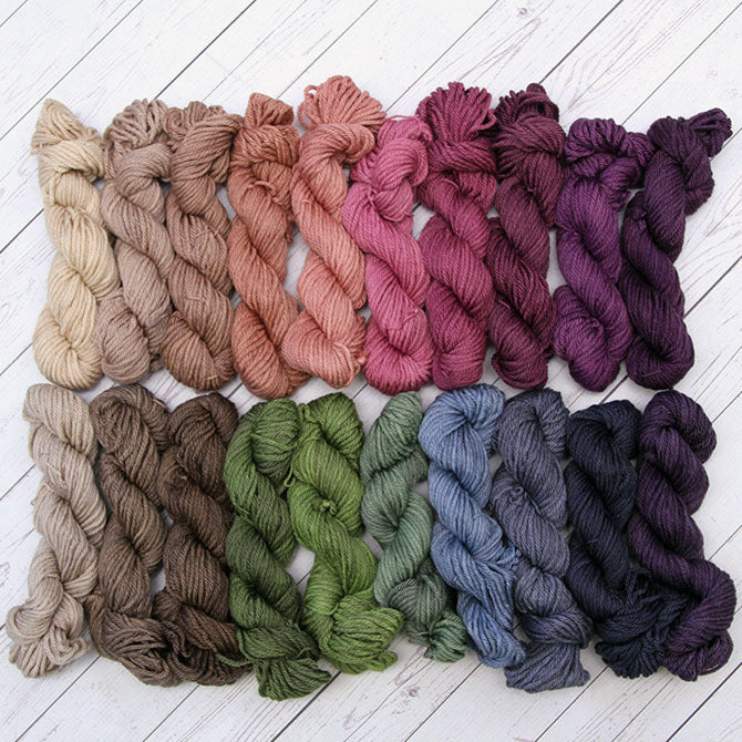 Wonderland Yarns So Fond of Rainbows in March Hare Yarn - Merino Wool Worsted
