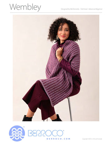 Wembley Shawl in Berroco Emberstone PDF
