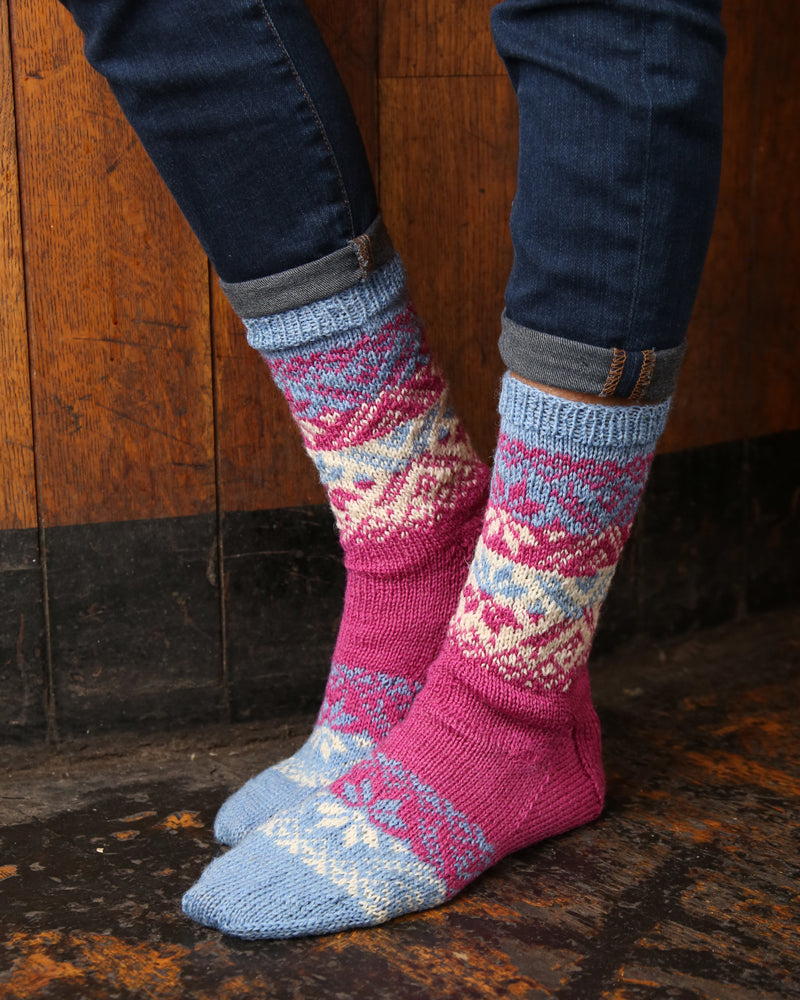 MillaMia Noel Socks & Wristwarmers Knitting Pattern
