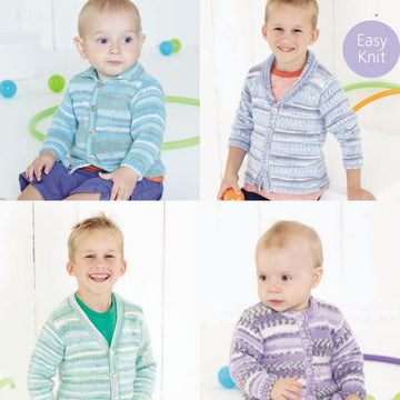 Sirdar Children's Cardigans Knitting Pattern