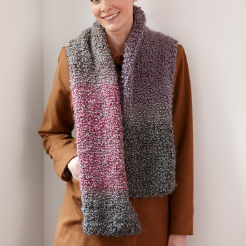 Simple One Ball ScarfÃ‚Â in Lion Brand Homespun Thick & Quick - LB