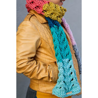Valley Yarns Palette Scarf Knitting Pattern