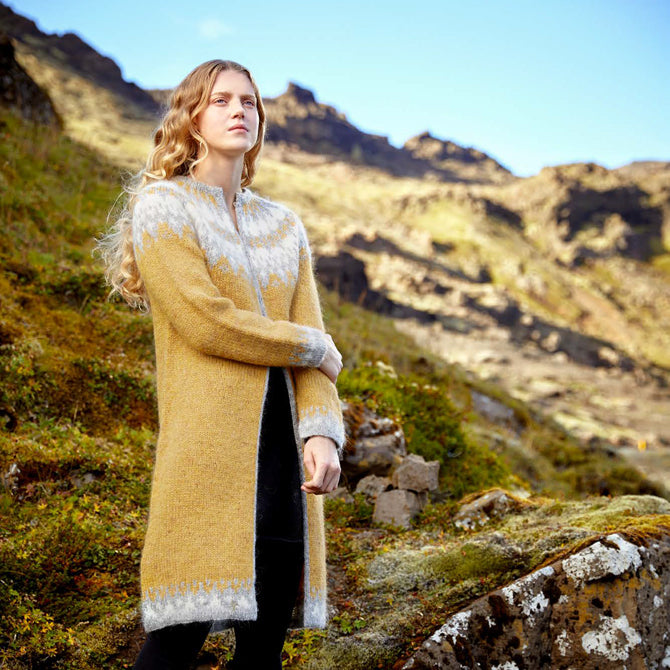 Lopi GleÃƒÂ°i Cardigan Knitting Pattern
