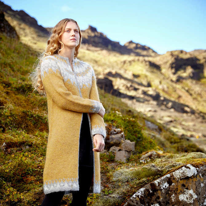 Lopi GleÃƒÂ°i Cardigan Knitting Pattern