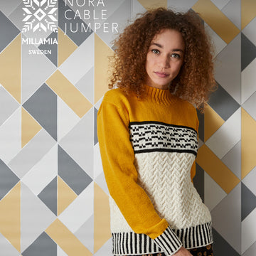 MillaMia Nora Cable Jumper Knitting Pattern