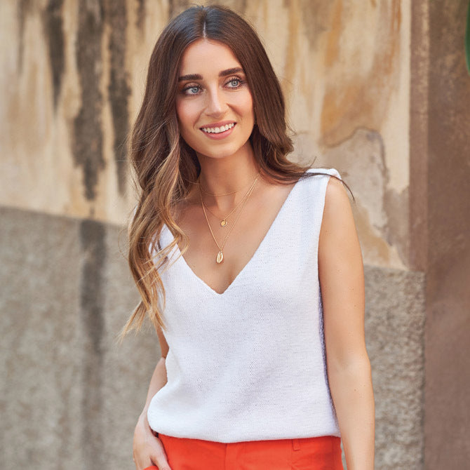 Rowan Vest Top Jumper Knitting Pattern