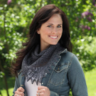 Valley Yarns Argent Triangle Shawl Knitting Pattern