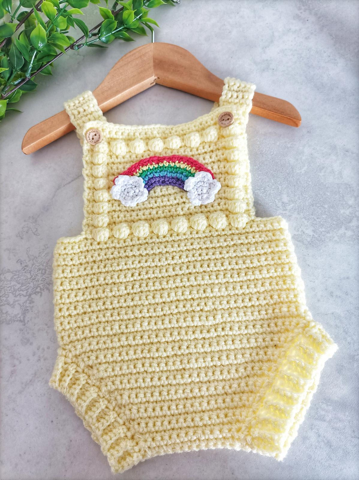 Rainbow Bobble Romper