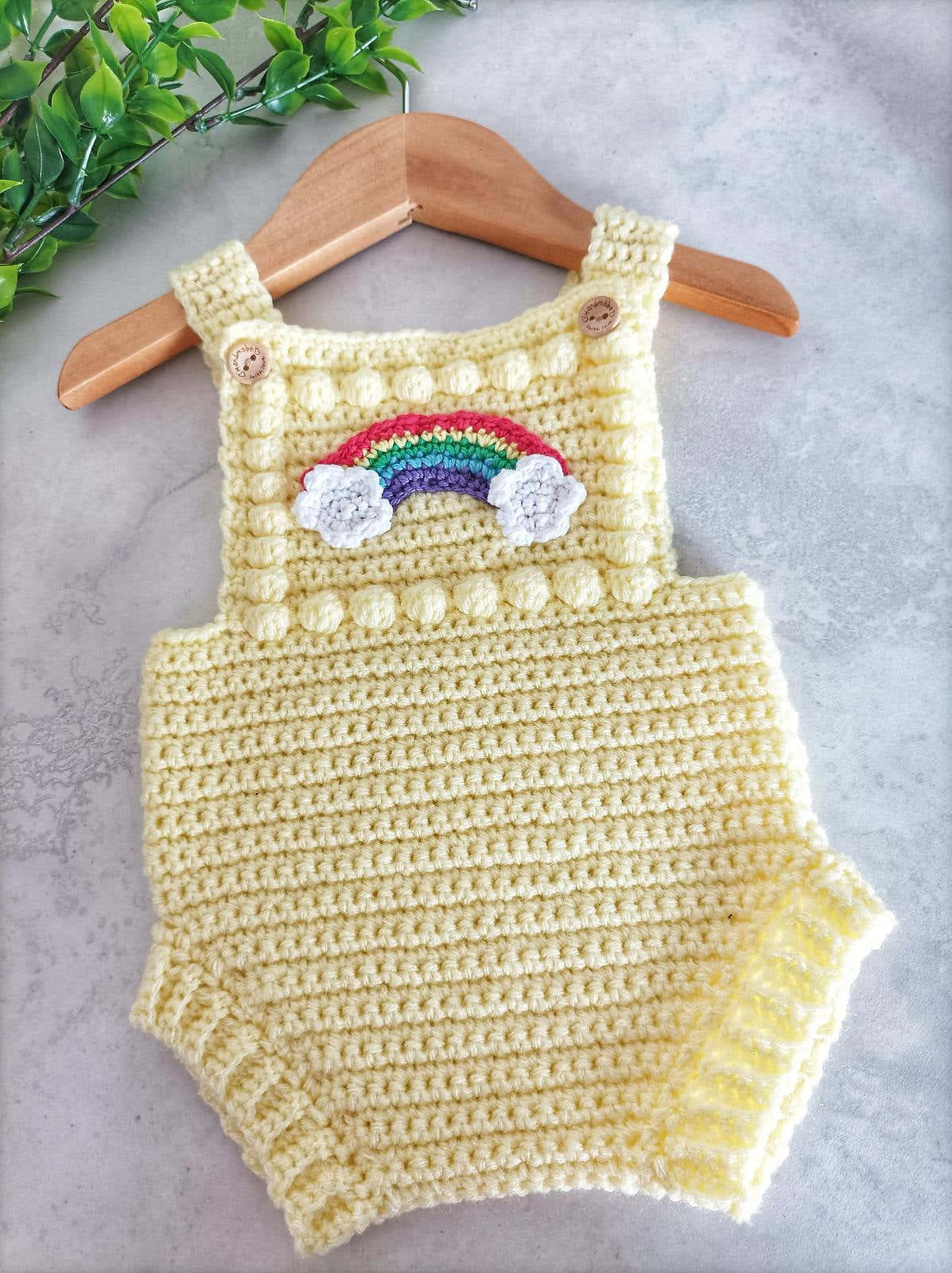 Rainbow Bobble Romper