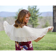 Valley Yarns Cobblestone Crescent Shawl Knitting Pattern