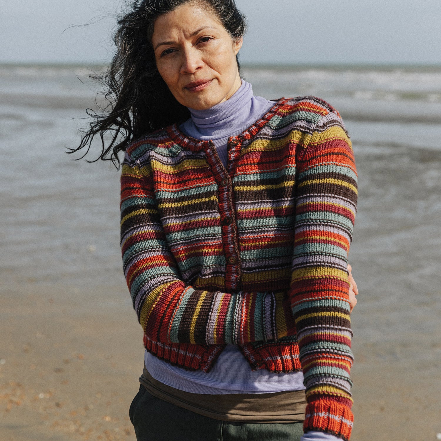 Rowan Pleateau Plain and Stripes Knitting Pattern