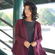 Cascade Yarns W Vineyard Stroll Cardigan Knitting Pattern