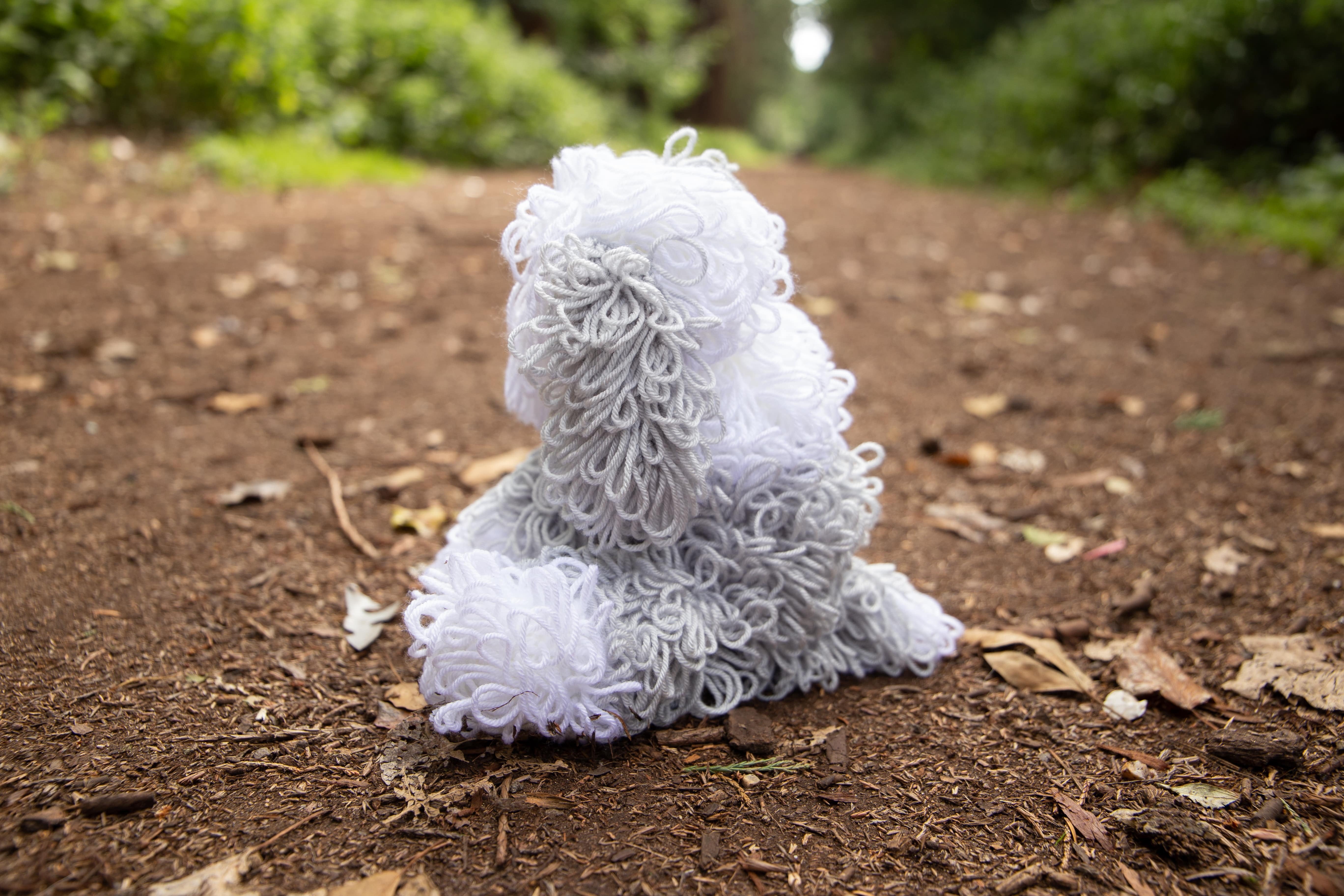 Deramores Old English Sheepdog Toy Knitting Pattern