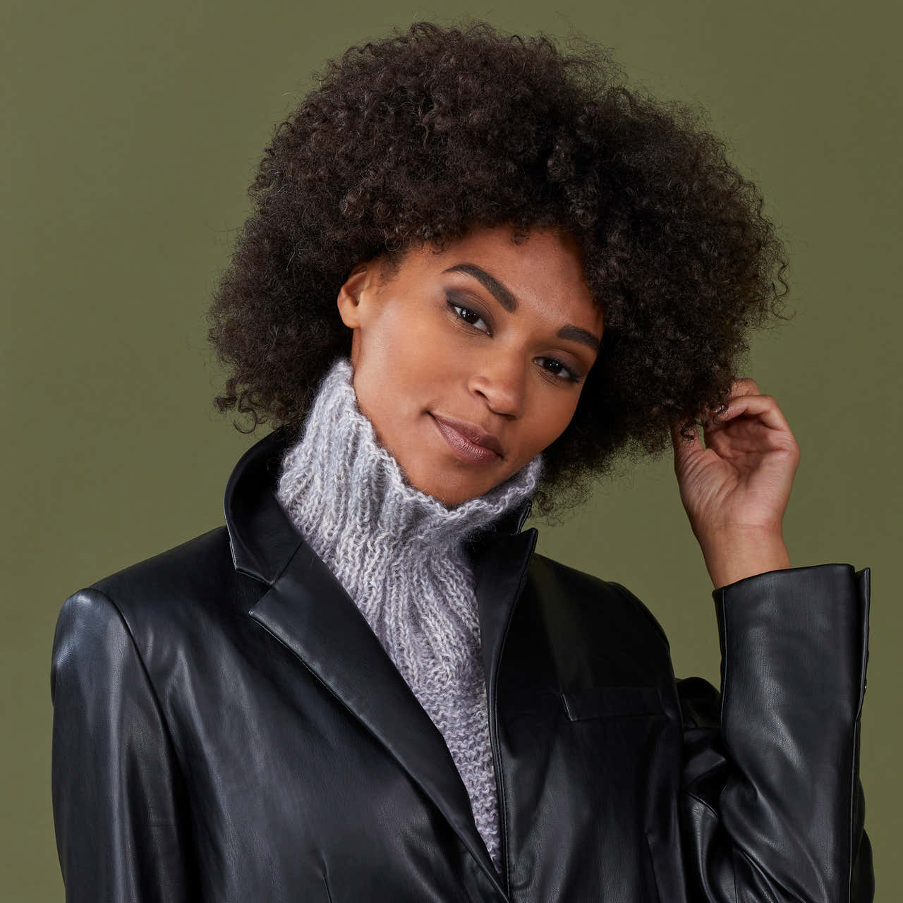 Sesia Hazel Neckwarmer Cowl Knitting Pattern