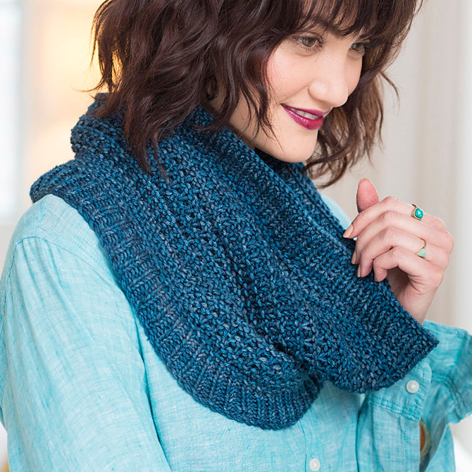 Malabrigo Waterfront Cowl Knitting Pattern