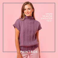 Paintbox Yarns Snug Season Sweater Vest Knitting Pattern
