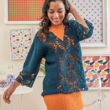 Berroco Outside the Sock Samira Top Crochet Pattern