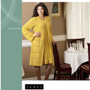 Louet Patterns Coat Knitting Pattern