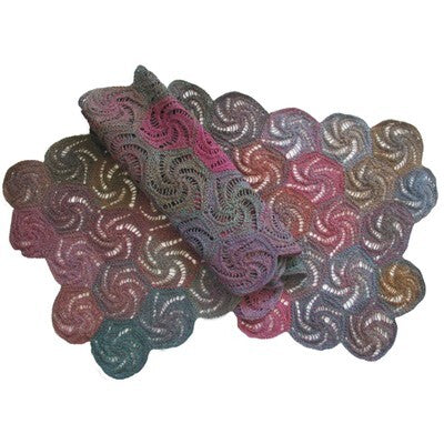 Jojoland Swirl Shawl Wrap Knitting Pattern
