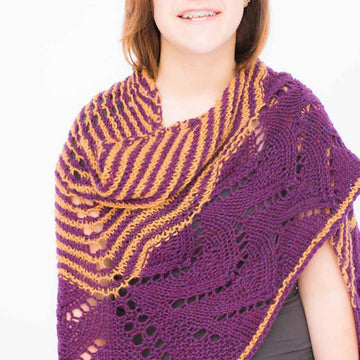 Royal Arches Shawl Wrap Knitting Pattern