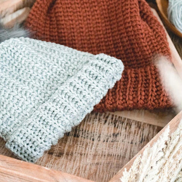 Crochet Knit Purl Hat
