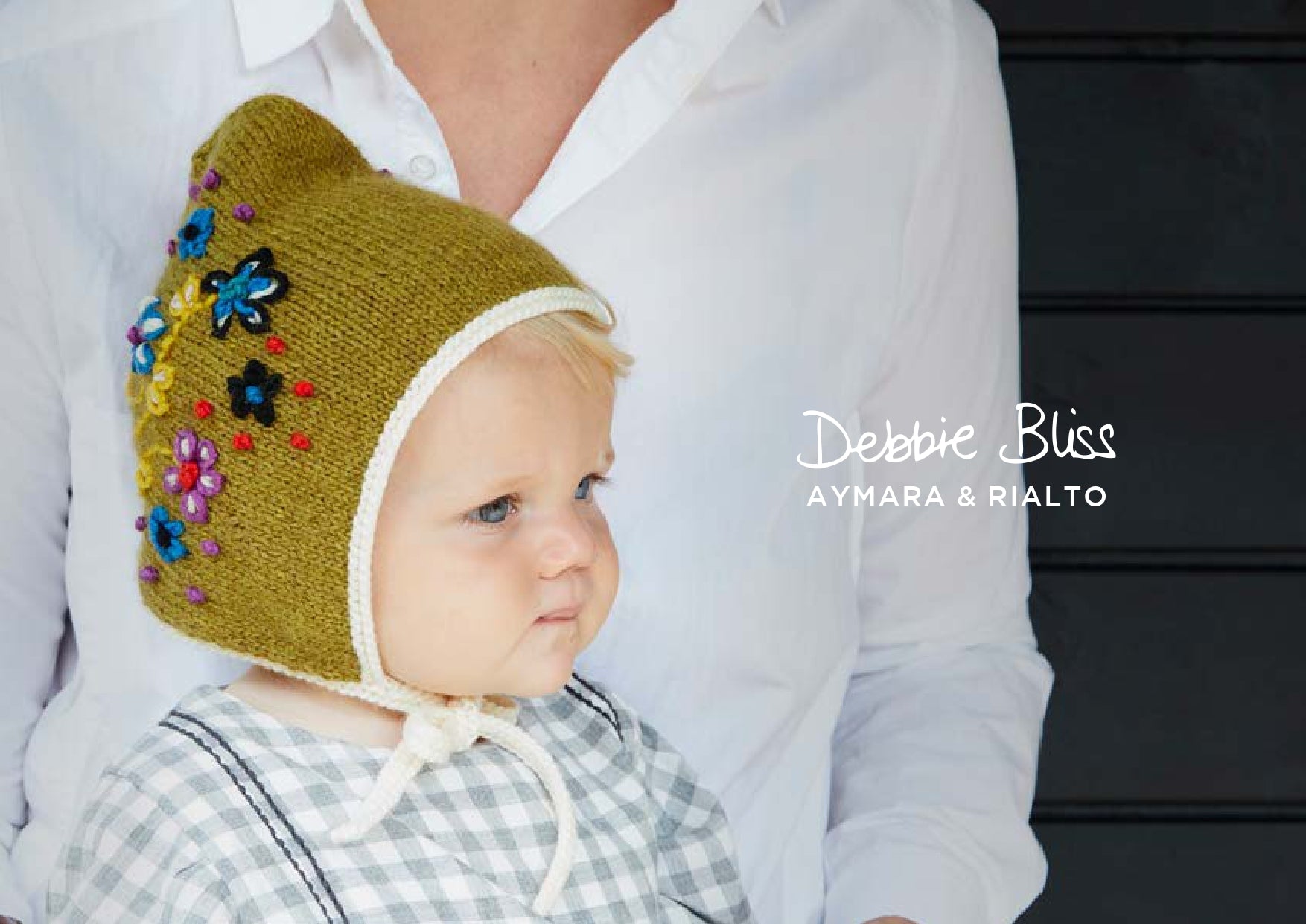 Debbie Bliss Jana Bonnet and Mitts Set Knitting Pattern