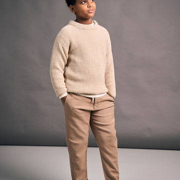 Leaf Jumper Knitting Pattern