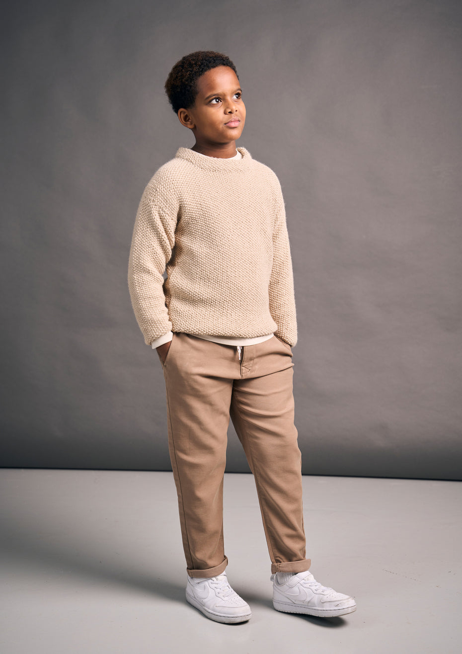 Leaf Jumper Knitting Pattern