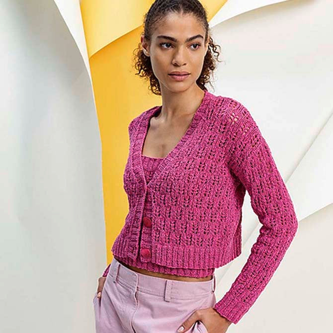 Lang Short Cardigan Knitting Pattern