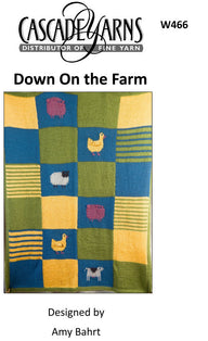 Down on the Farm Blanket Knitting Pattern