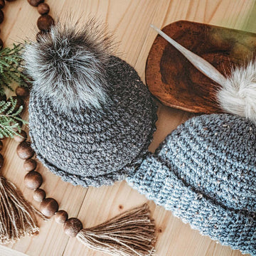 Extended Half Double Crochet Hat