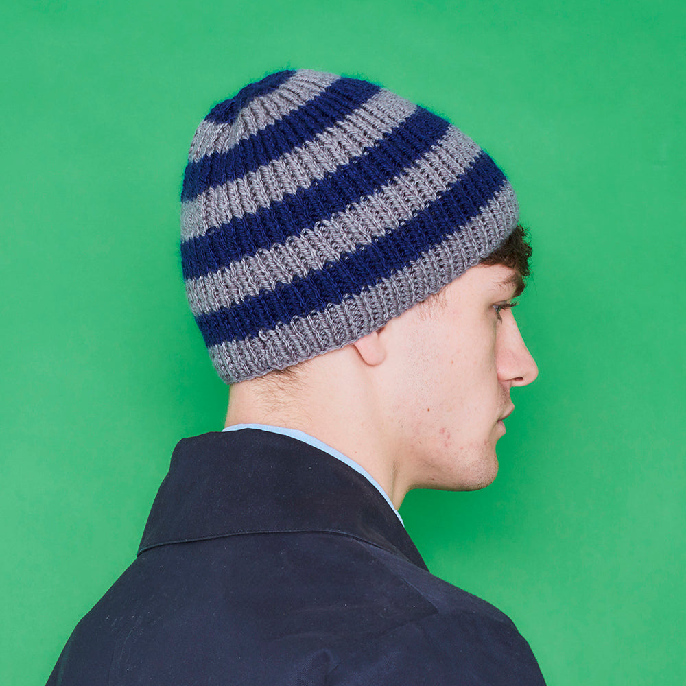 Paintbox Yarns Easy Beanie Hat Knitting Pattern