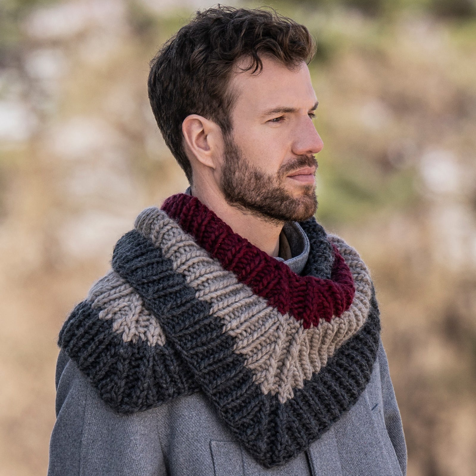 Blue Sky Fibers Fletcher Cowl Knitting Pattern