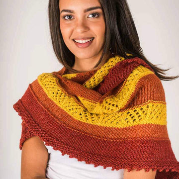 Medina Shawl Wrap Knitting Pattern