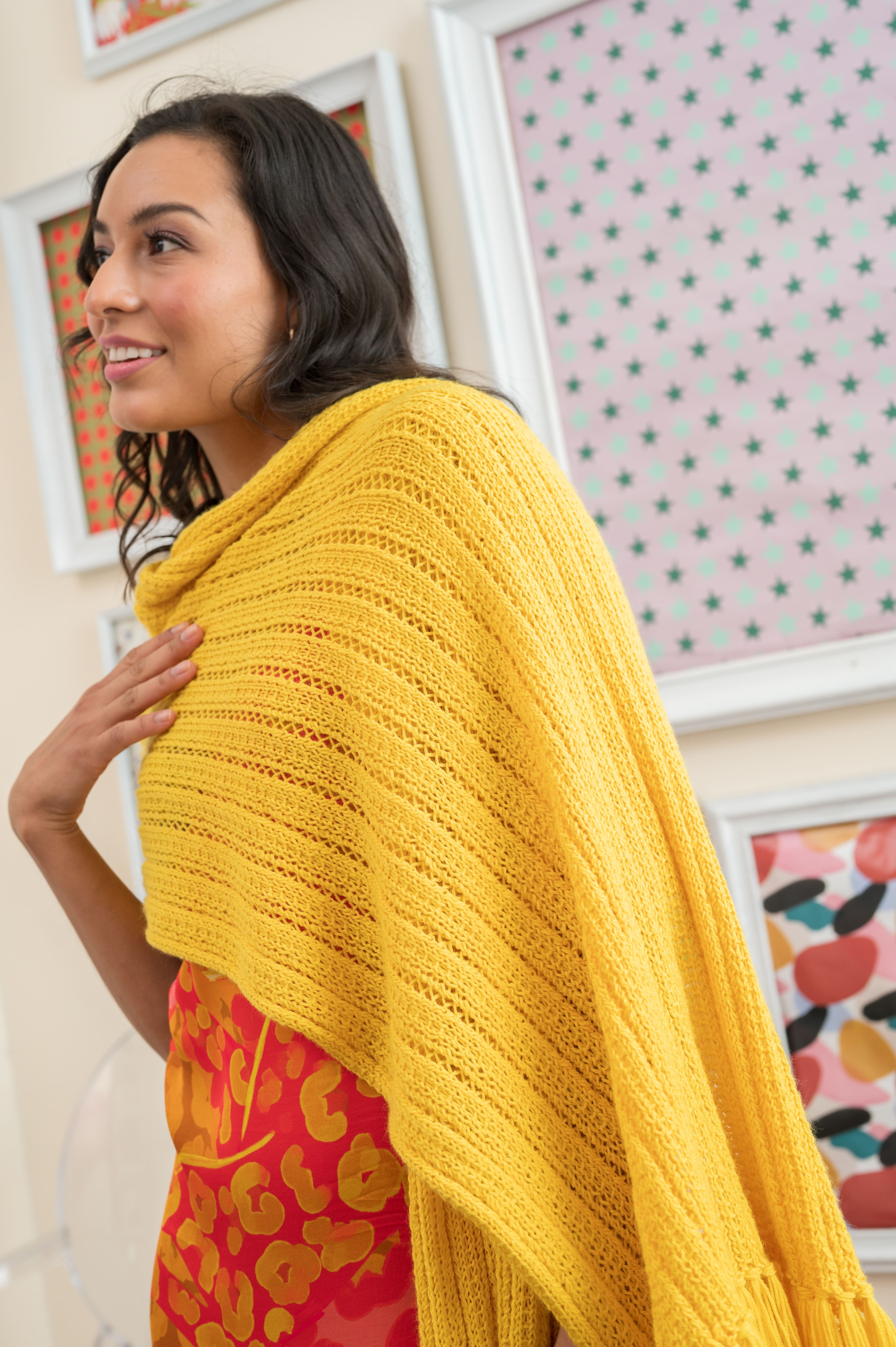 Berroco Outside the Sock Laila Wrap Knitting Pattern