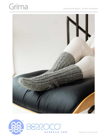 Grima Socks in Berroco Ultra Alpaca Natural PDF