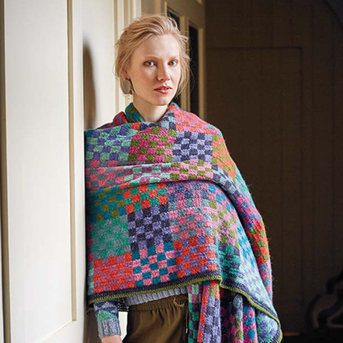 Rowan Checkerboard Blanket Knitting Pattern