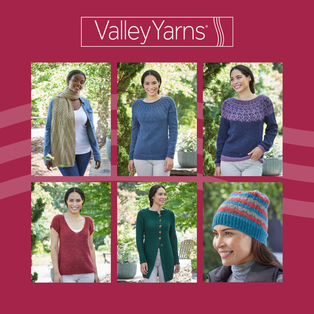 Valley Yarns Long Mountain Collection Ebook Knitting Pattern