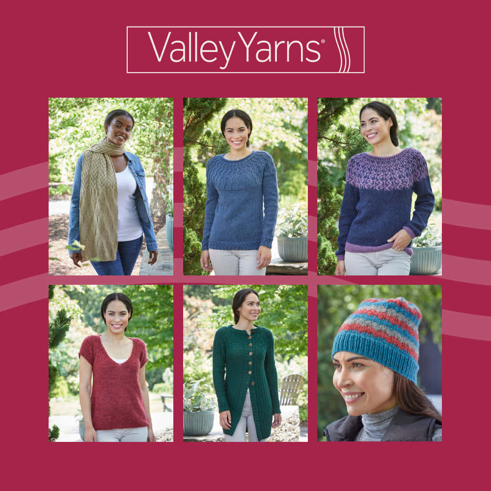 Valley Yarns Long Mountain Collection Ebook Knitting Pattern