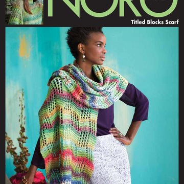 Noro 1422 Tilted Blocks Scarf PDF