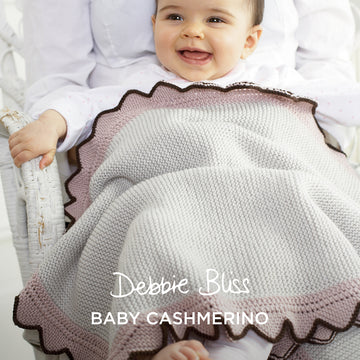 Debbie Bliss Triangle Edge Baby Blanket Knitting Pattern