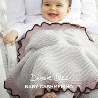 Debbie Bliss Triangle Edge Baby Blanket Knitting Pattern