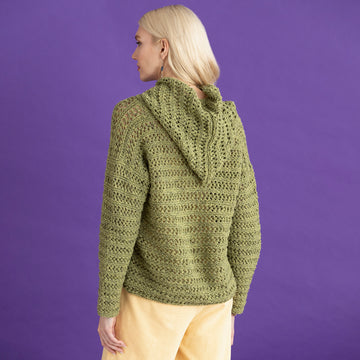 Queensland Collection Juniper Hoodie Knitting Pattern