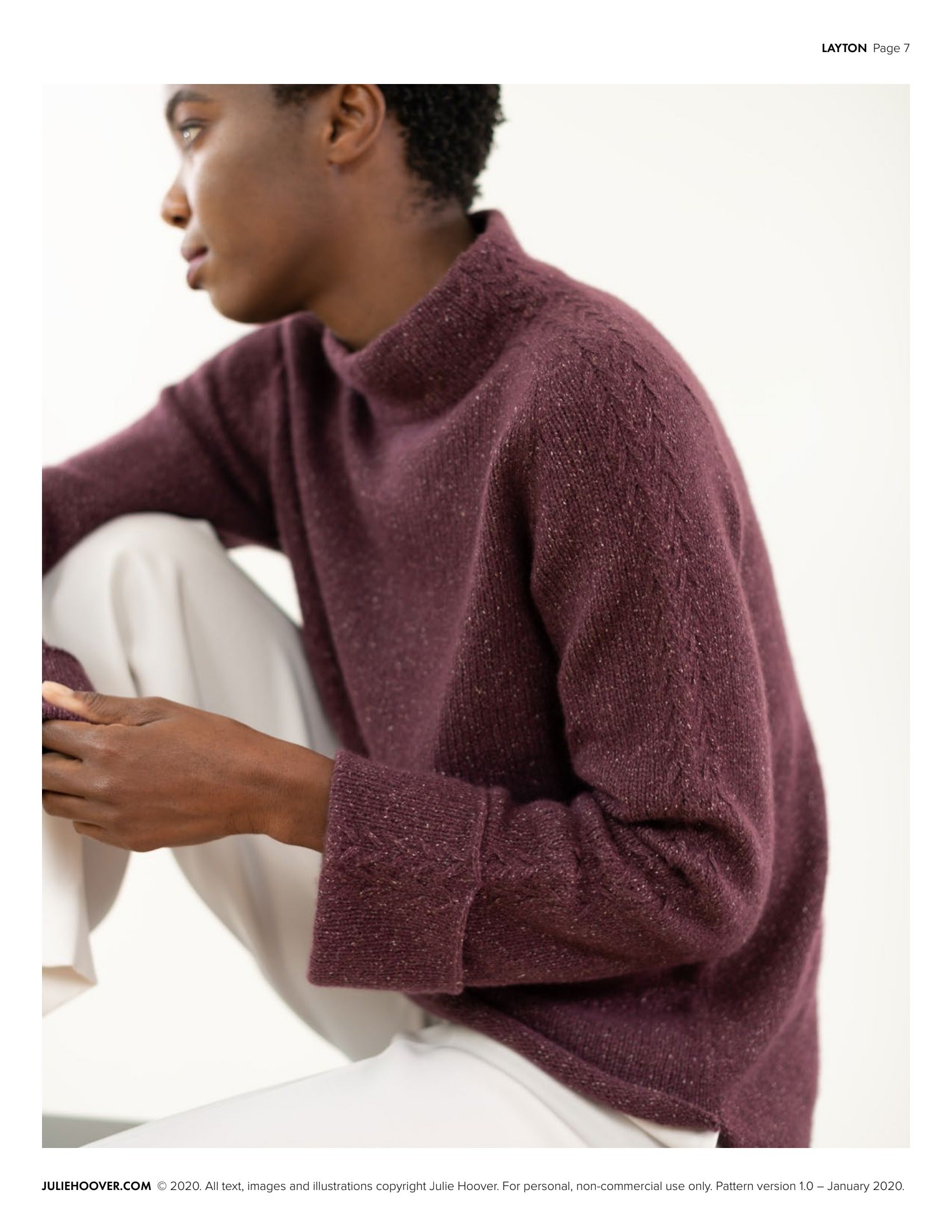 Shibui Knits Layton Jumper Knitting Pattern