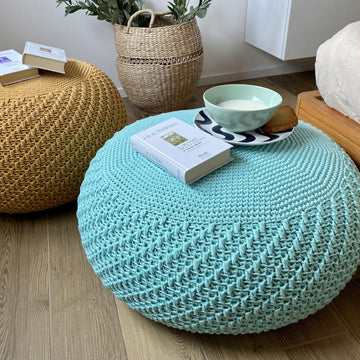 6 Crochet Pouf Patterns