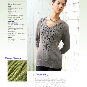 Berroco Plexus Jumper Knitting Pattern
