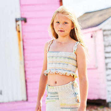 Crochet Top and Shorts in Stylecraft Savannah - Downloadable PDF