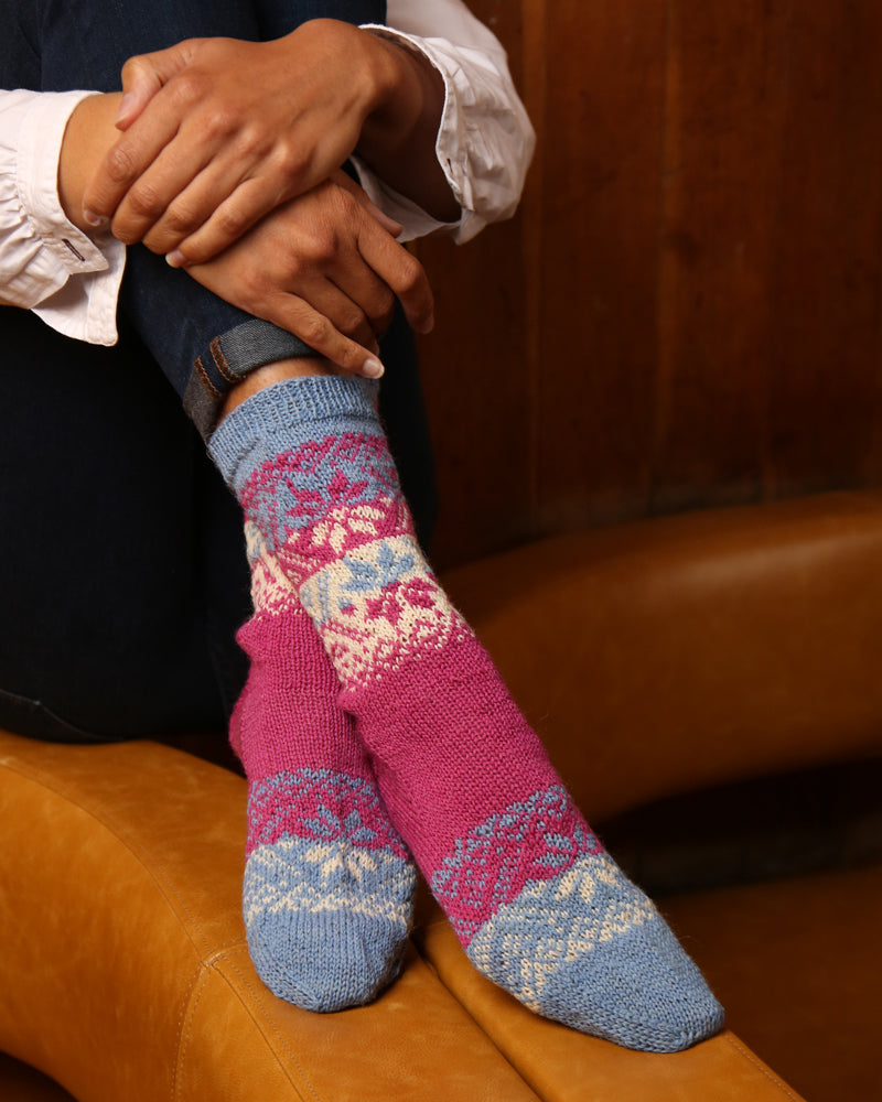 MillaMia Noel Socks & Wristwarmers Knitting Pattern
